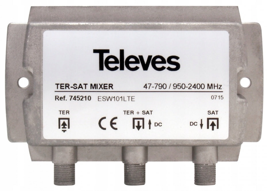 TV crossover DVB-T2 and SAT Televes 745210