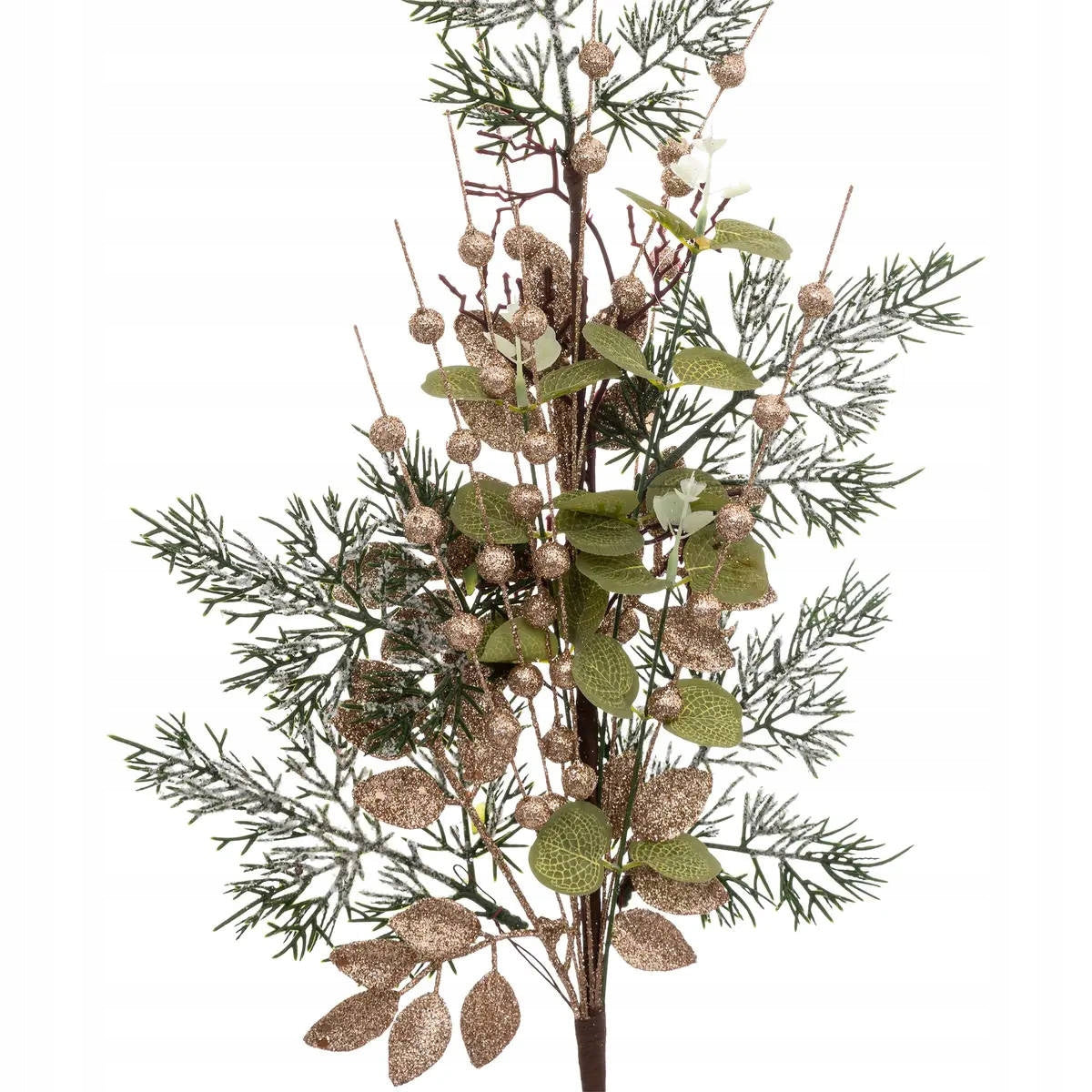 TWIG FOR CHRISTMAS WREATH GREEN GOLD ORNAMENT FOR THE HOLIDAYS 75 CM Brand Atmosphera