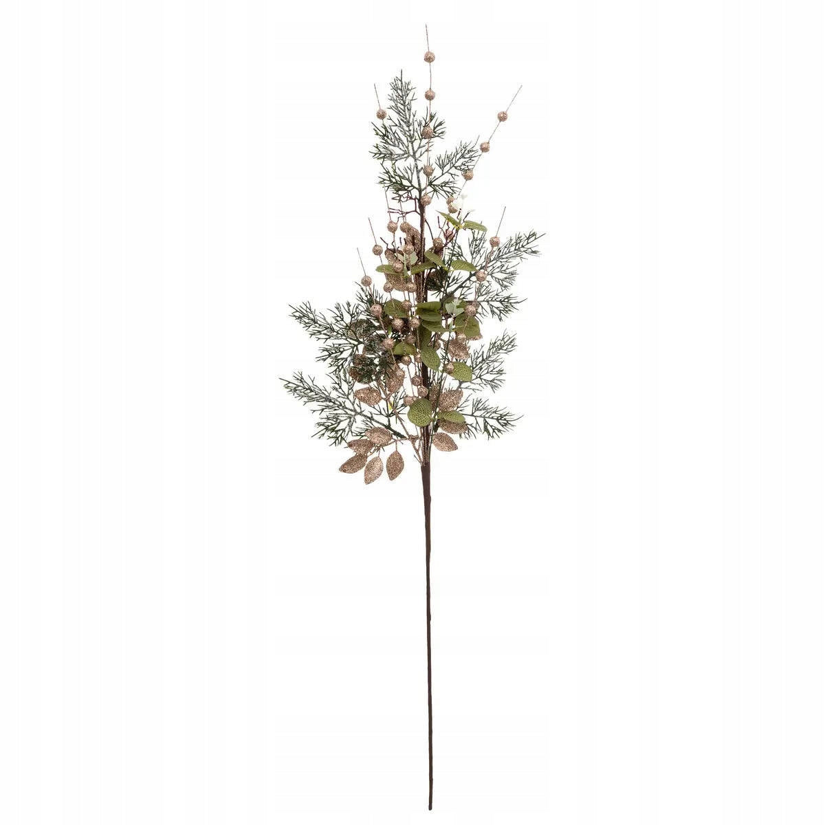 TWIG FOR CHRISTMAS WREATH GREEN GOLD ORNAMENT FOR THE HOLIDAYS 75 CM Manufacturer code 183896