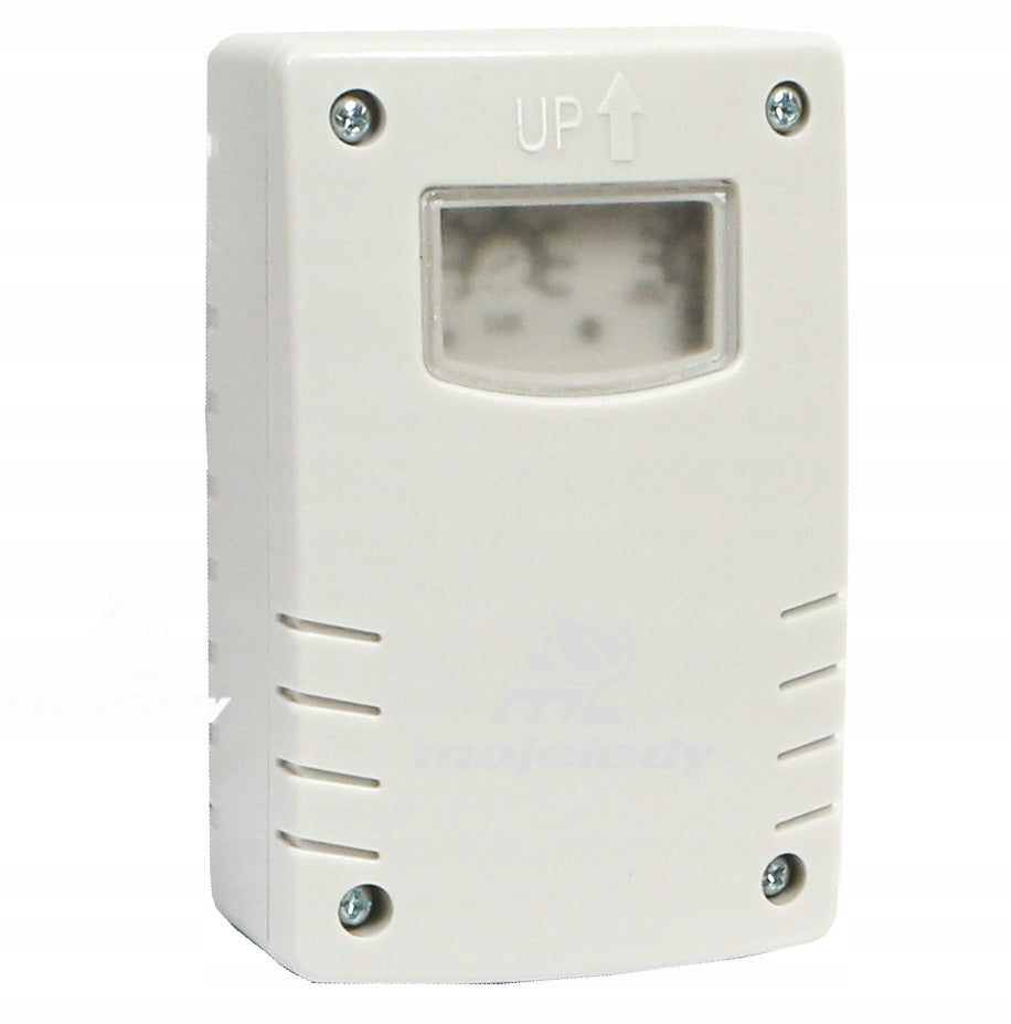 TWILIGHT SENSOR with surface-mounted timer 2000W IP Batteries included no