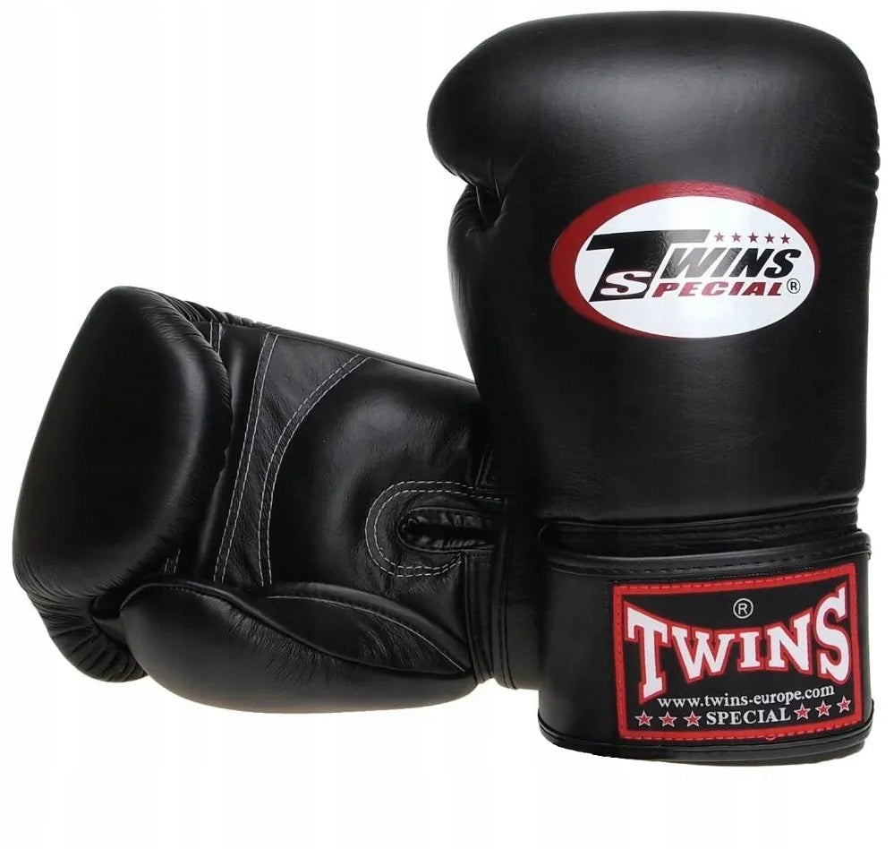 TWINS SPECIAL BG-N V2 BLACK 10 OZ BOXING GLOVES