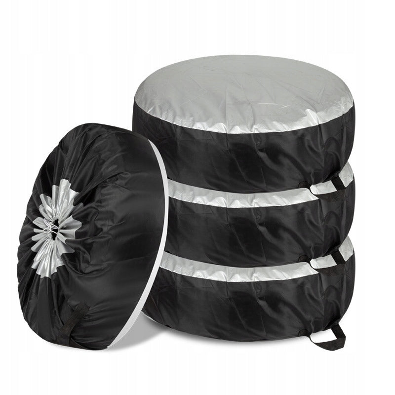 TYRE SPARE WHEEL COVER 13-17 INCH 4 PCS RIM CASE