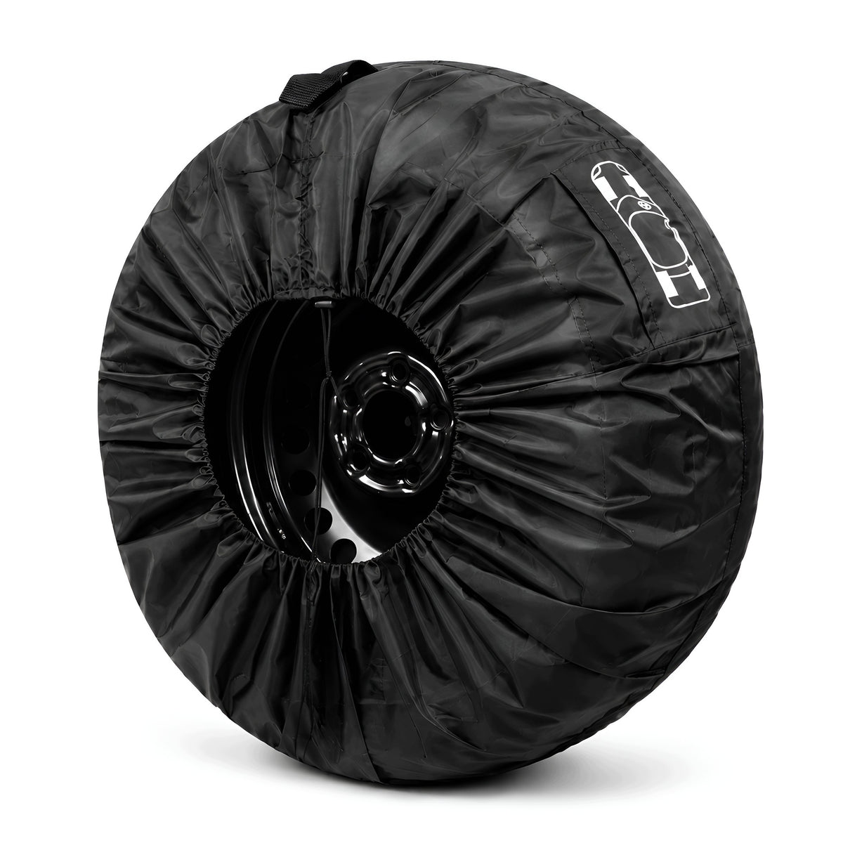 TYRE SPARE WHEEL COVER 19-23 INCH 4 PCS RIM CASE Packaging status original