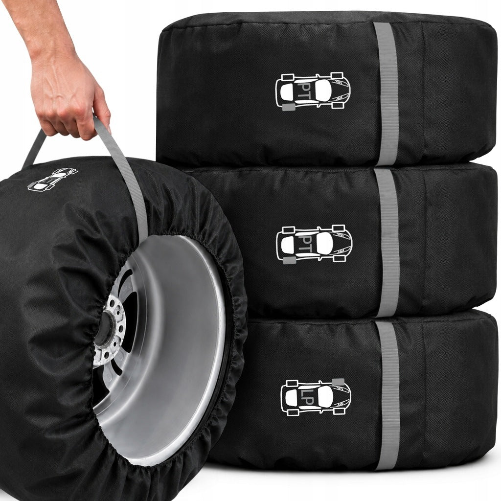 TYRE WHEEL COVERS RIMS 20-23 INCHES 4PCS CASE WITH MARKING HANDLE SET