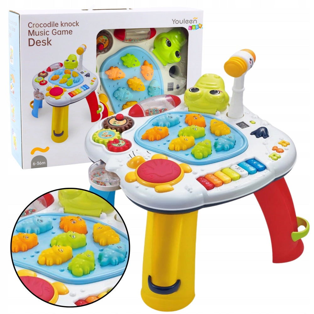 Table Interactive Educational Piano Drum Crocodile