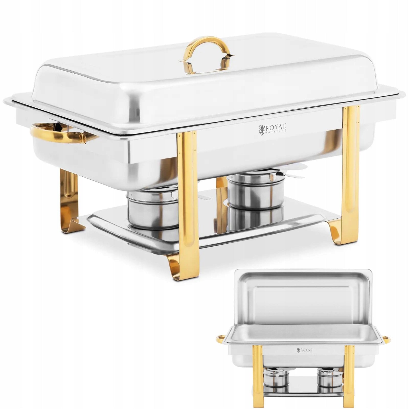 Table bemar heater stainless steel GN 1/1 9 l 62 x 34.5 x 34 cm