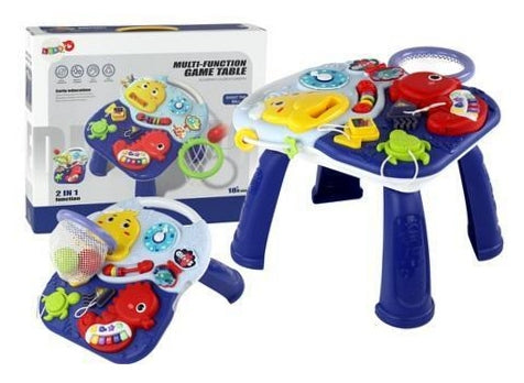Table edu 2in1 sea animals piano clock