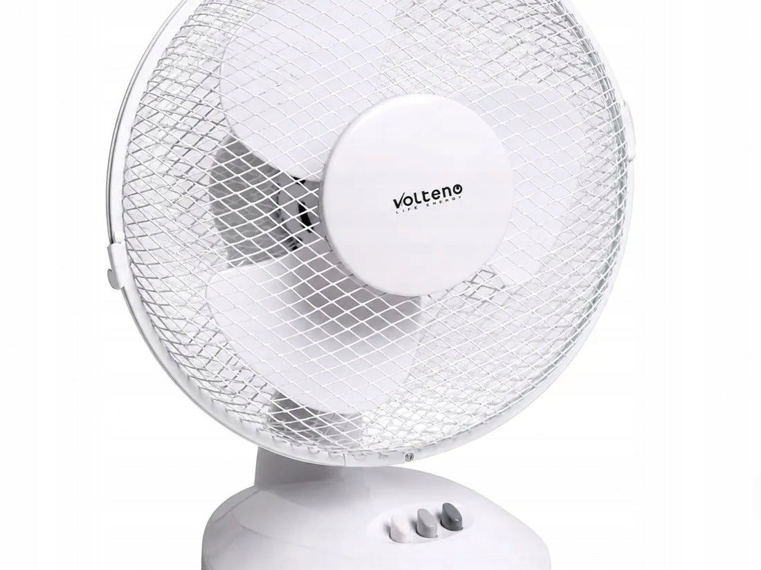 Table fan Volteno DESK FAN white PROPELLER DIAMETER 23cm Brand Volteno