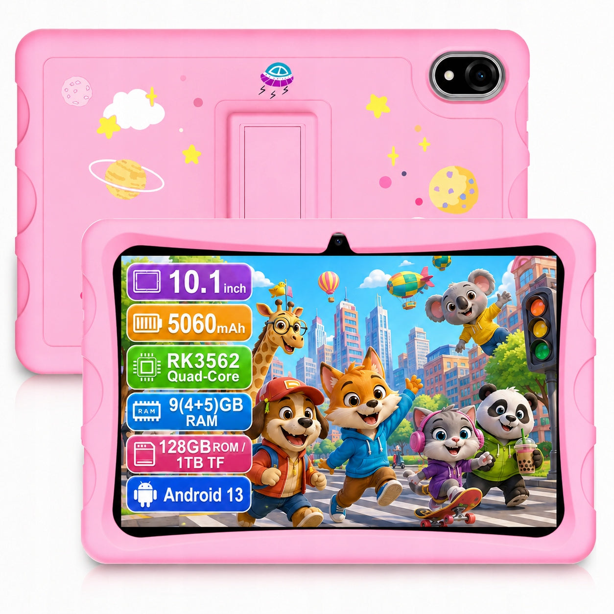 Tablet DLA DZIECI 10,1" DOOGEE U10KID 9/128GB ZESTAW EDUKACYJNY PREZENT
