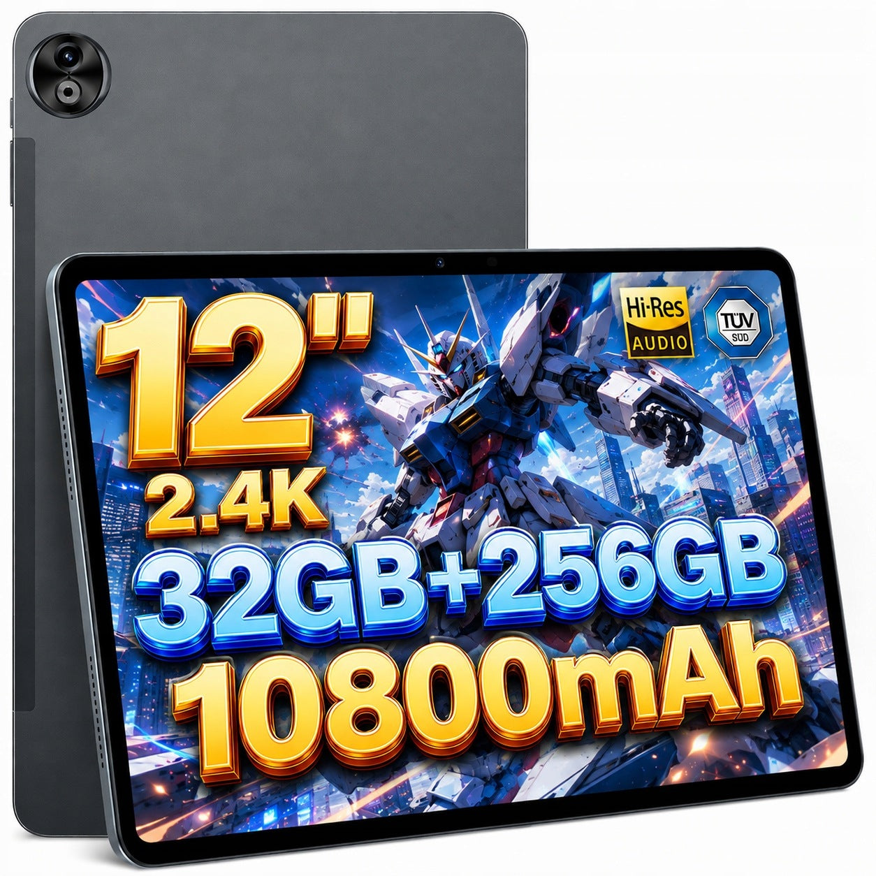 Tablet DOOGEE T20Ultra 12"IPS 2.4K 32/256GB 10800mAh HelioG99/2.2GHz/7.0mm