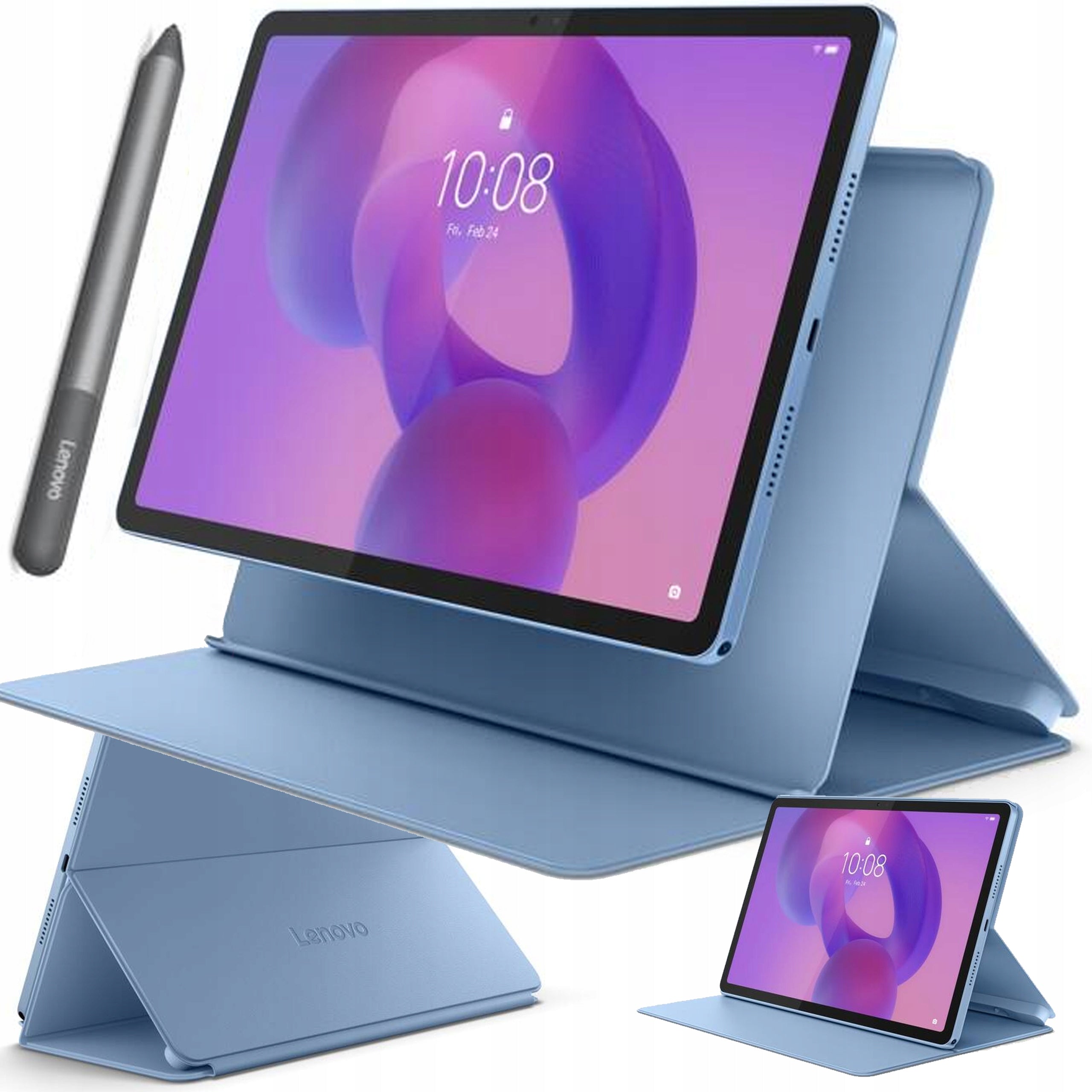Tablet Lenovo Idea Tab 8 / 128 GB + Stylus Touch Pen + 2,4GHz GPS Case
