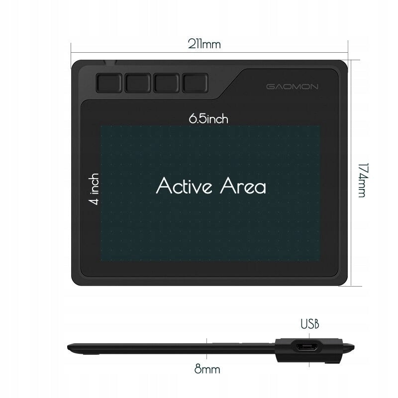 Tablet for children GAOMON YTRY-465 Brand Gaomon