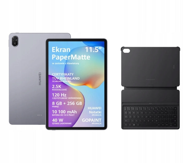 Tablet with Keyboard Huawei MatePad 11,5'' 2025 8/256GB Wi-Fi Grey