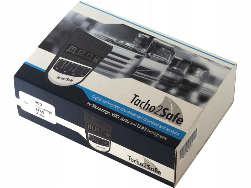 Tacho2Safe v5 reader for SMART 4.1 tachographs and G2v2 cards Manufacturer code tacho2safe