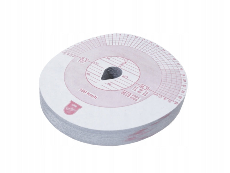 Tachograph charts 180 UNI up to 180 km/h 100 pcs