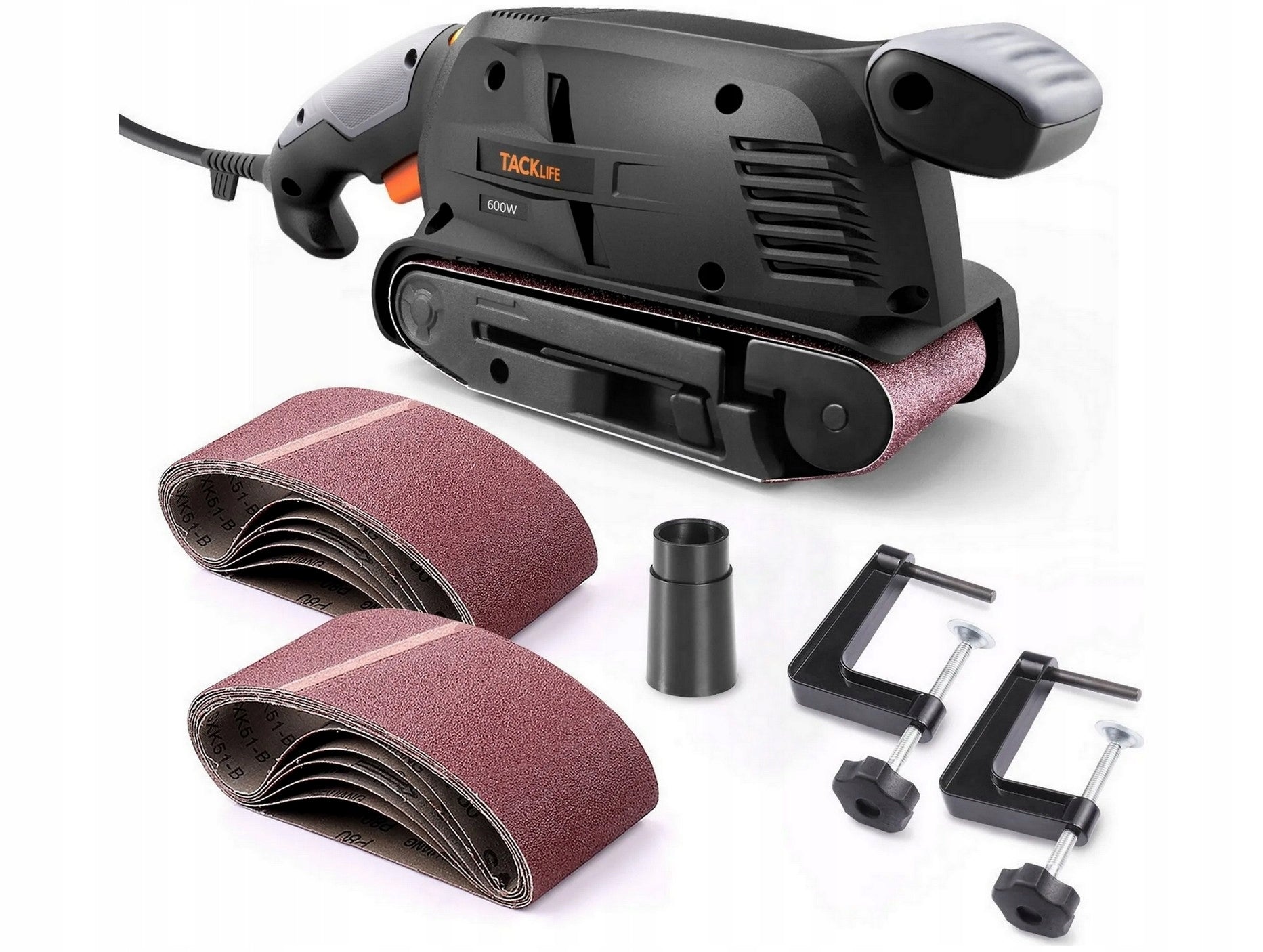 Tacklife B10 belt sander combine harvester 600W adjustable large set Maximum power 600 W
