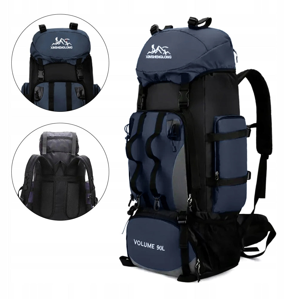 Tactical Backpack Waterproof Hiking Trekking Military Large 90 L Brand no brand