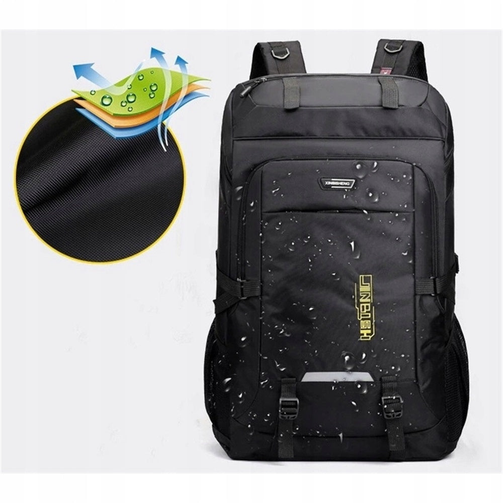 Tactical hiking backpack waterproof 60l Black Manufacturer code 6910992542591