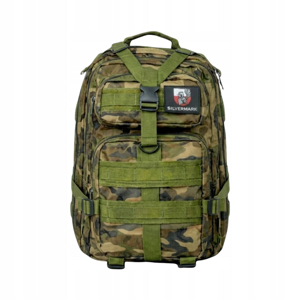 Tactical military hiking backpack military camo 35L survival Husarz