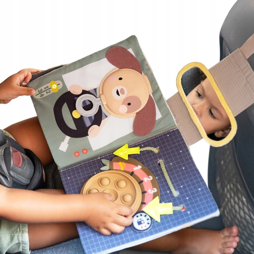 Taf Toys Interactive Car Book Time to Travel 12m+