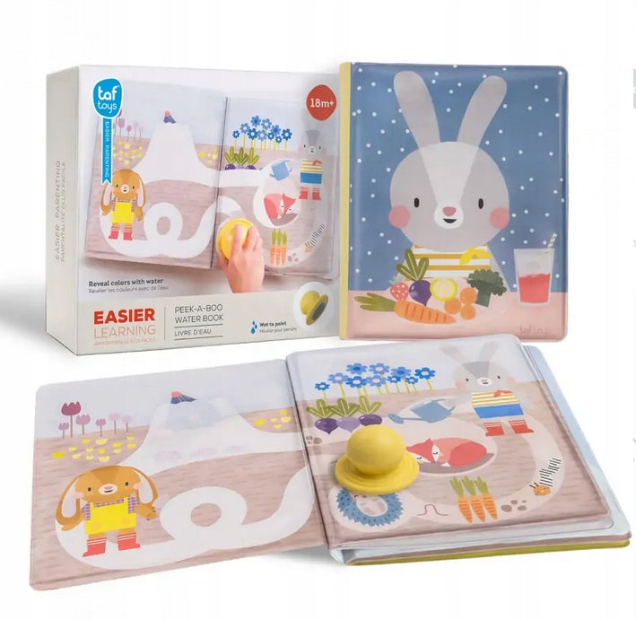 Taf Toys Magic Water Book PEEKABOO with Stamp