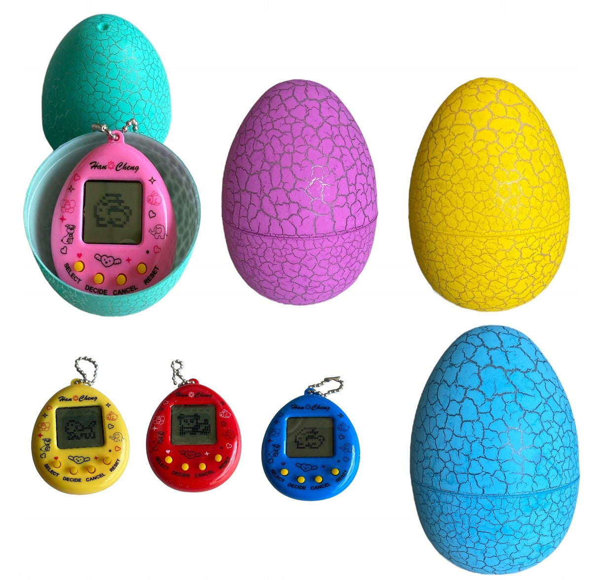 Tamagotchi 168in1 Electronic Animal Tamagochi Tamagoczi Egg Yellow Manufacturer code TM-2389