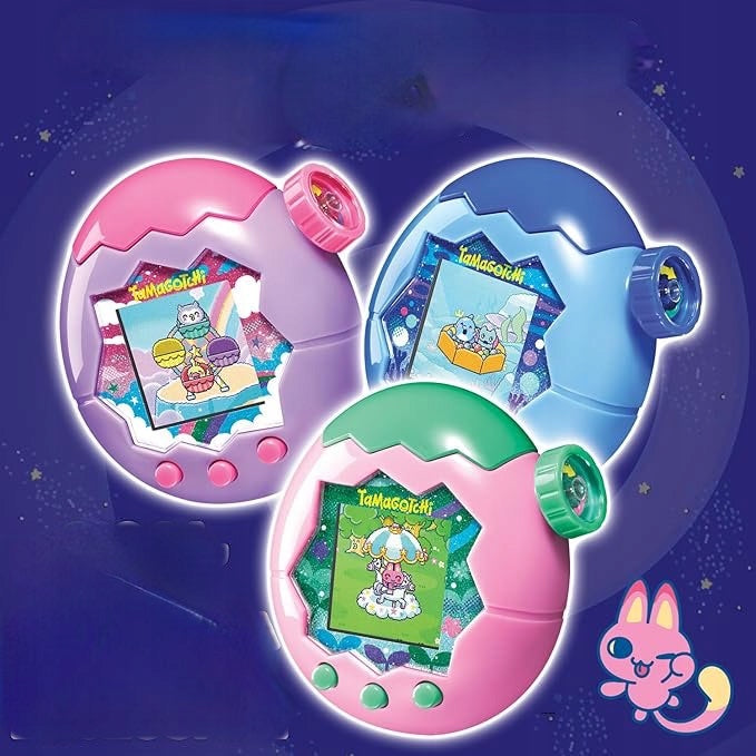 Tamagotchi Paradise blue 9 Languages Zoom 50 Characters Mini Games 6+ Brand Bandai
