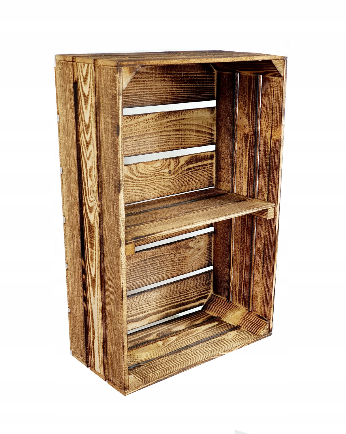Tanned box with short shelf 60 x 40 x 20 cm