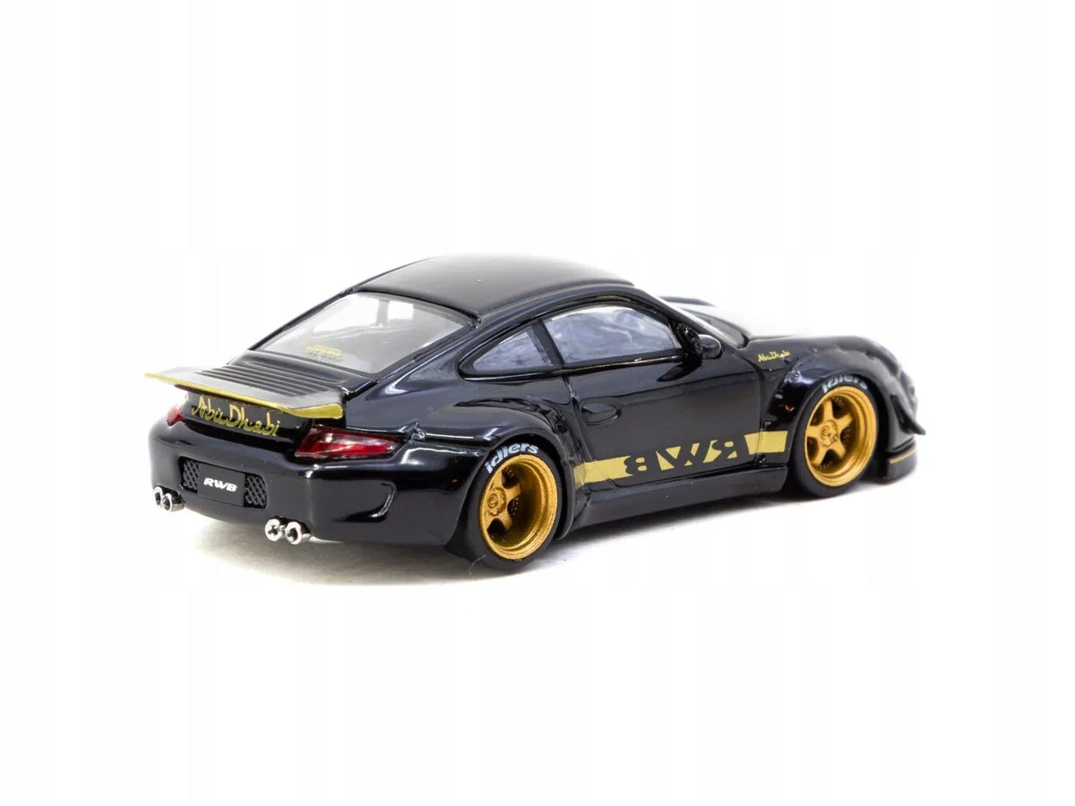 Tarmac Works Porsche 911 RWB 997 Black 1:64 Brand Mini GT