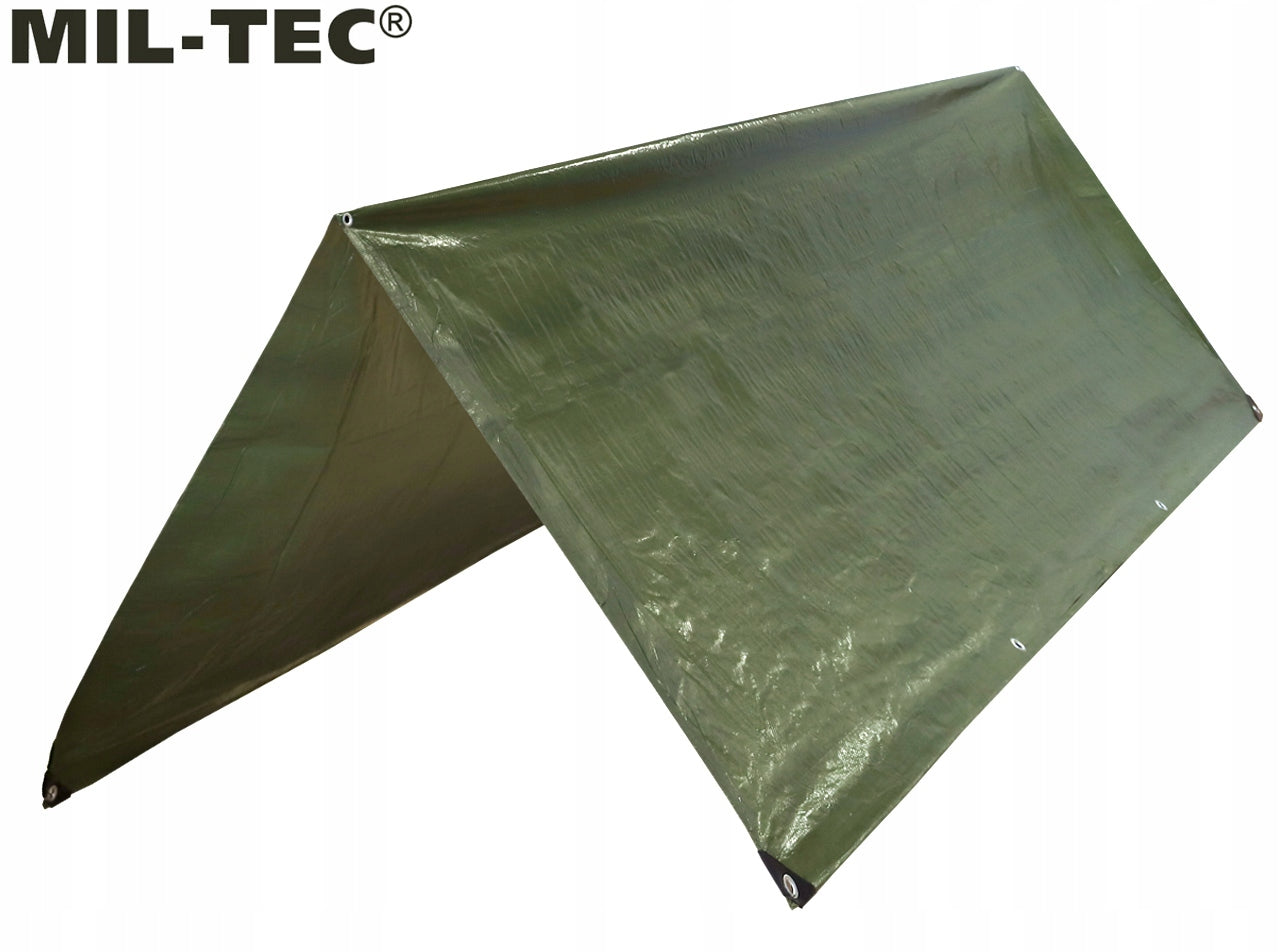 Tarp Survival 3x2m Protective Waterproof Mil-Tec Olive Brand Mil-Tec