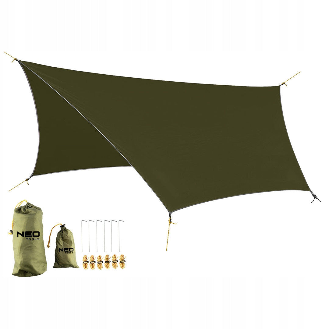 Tarp Waterproof Sheet Tarpaulin Camping Tent 360x290cm 210T PU3000 NEO