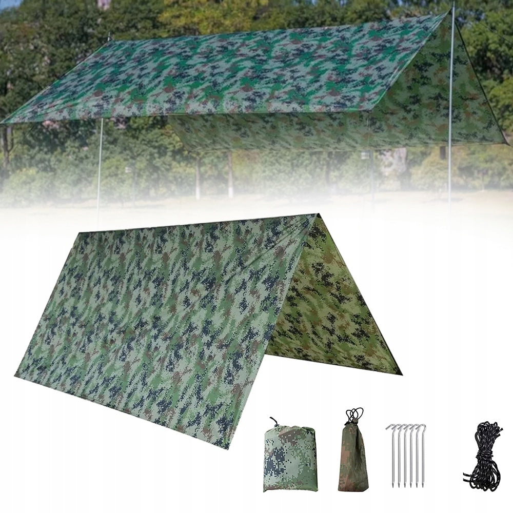 Tarp tourist tent shelter cover camping bushcraft 292*298 cm Manufacturer code VJIO3IOEB