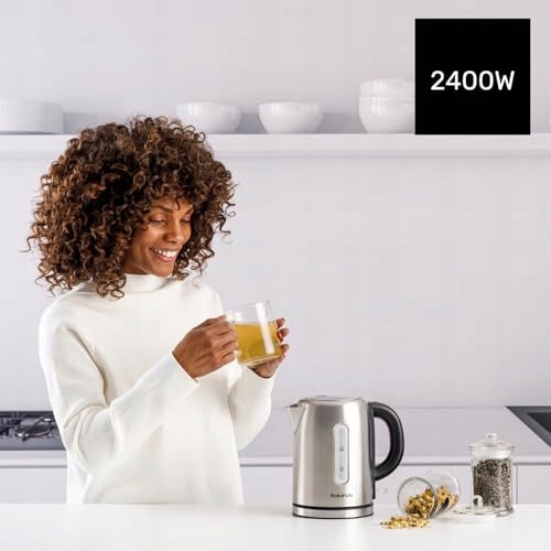 Taurus Selene Compact kettle 2400W 1L 360 stainless steel without Bpa Brand Taurus