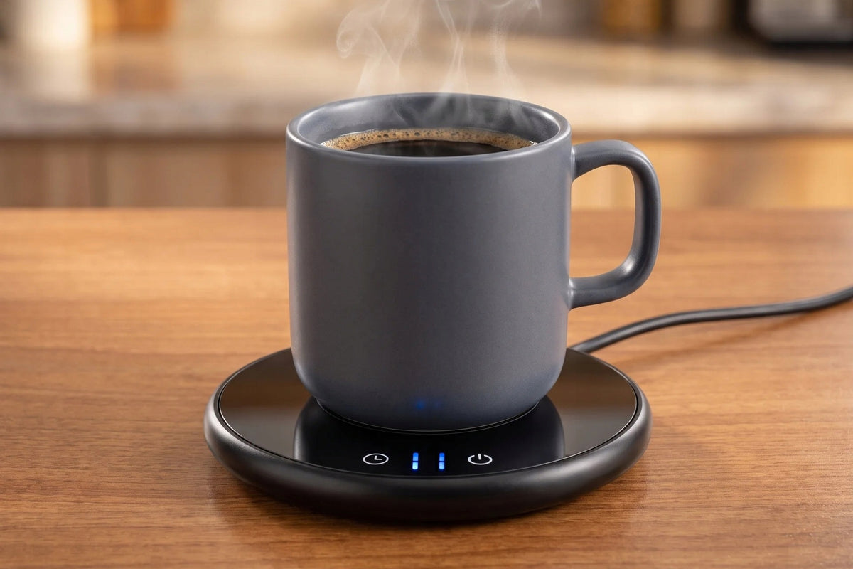 Tea Coffee Cup Warmer Cup Stand for Office Gift Manufacturer code Podgrzewacz do kubka kawy herbaty pod kubek