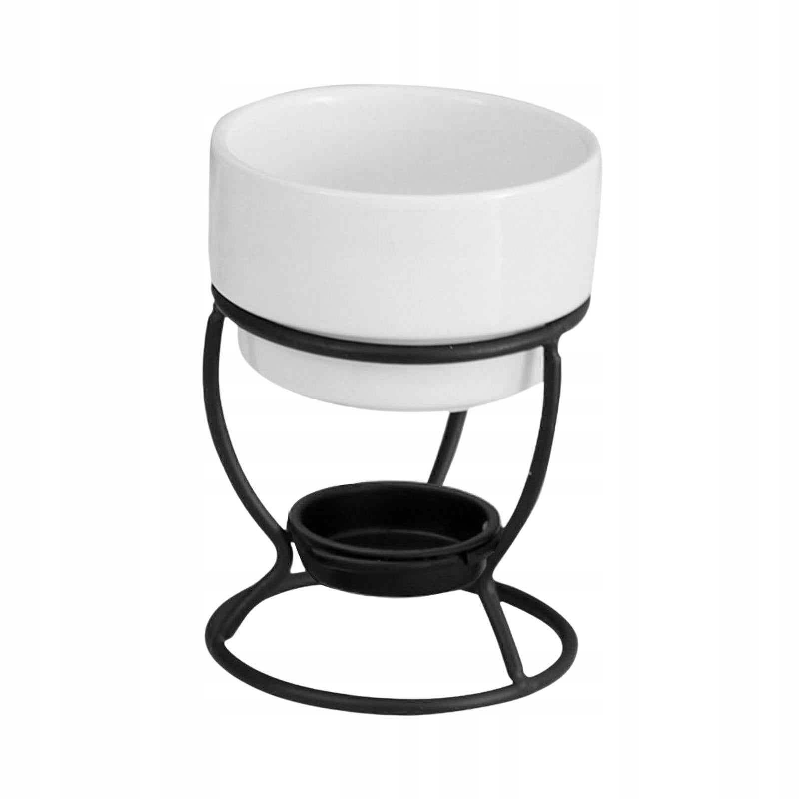 Tea Light Porcelain Melting Pot Kitchen Appliances Home Snack white