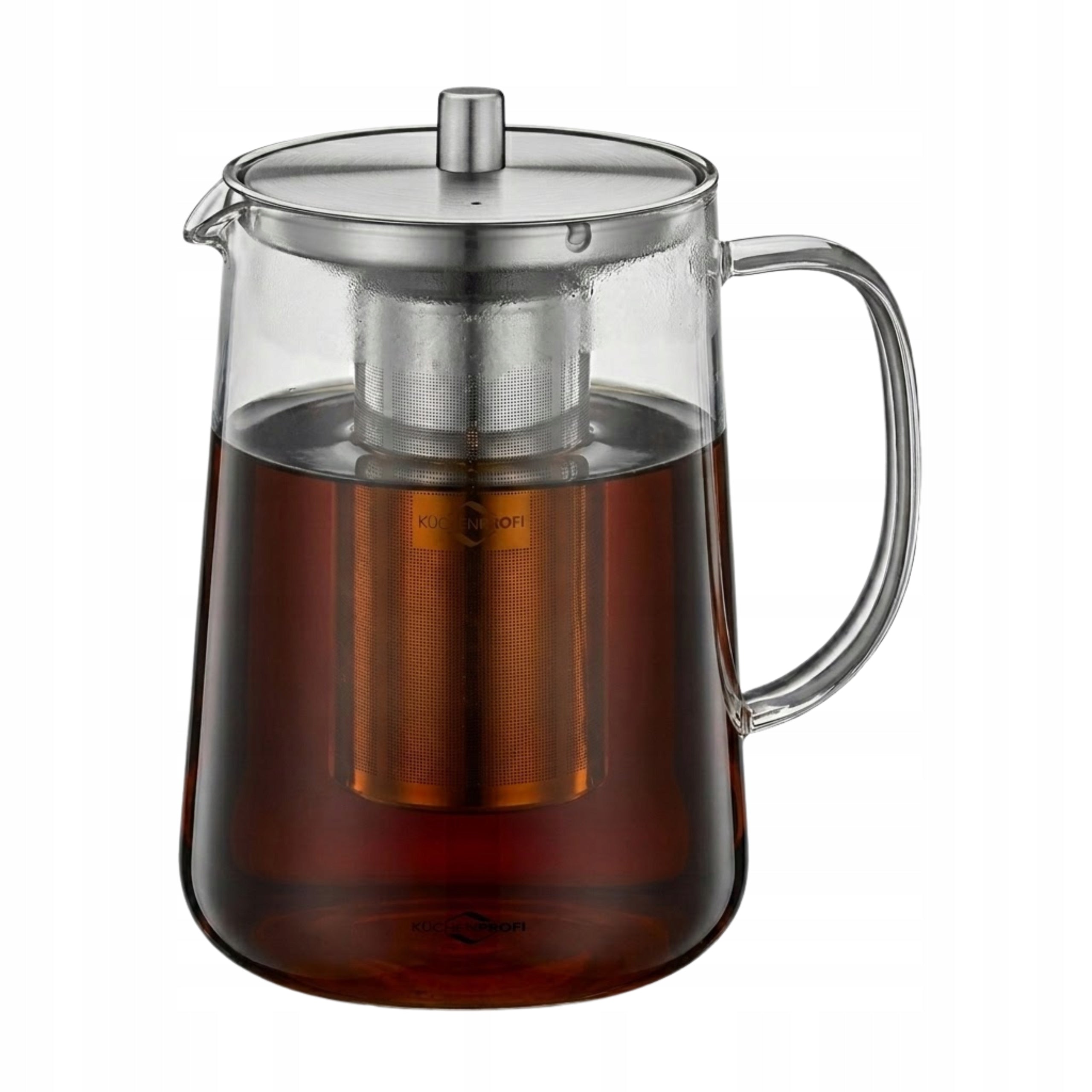 Tea Maker Jug 1,2l Glass Kuchenprofi Assam Removable Filter