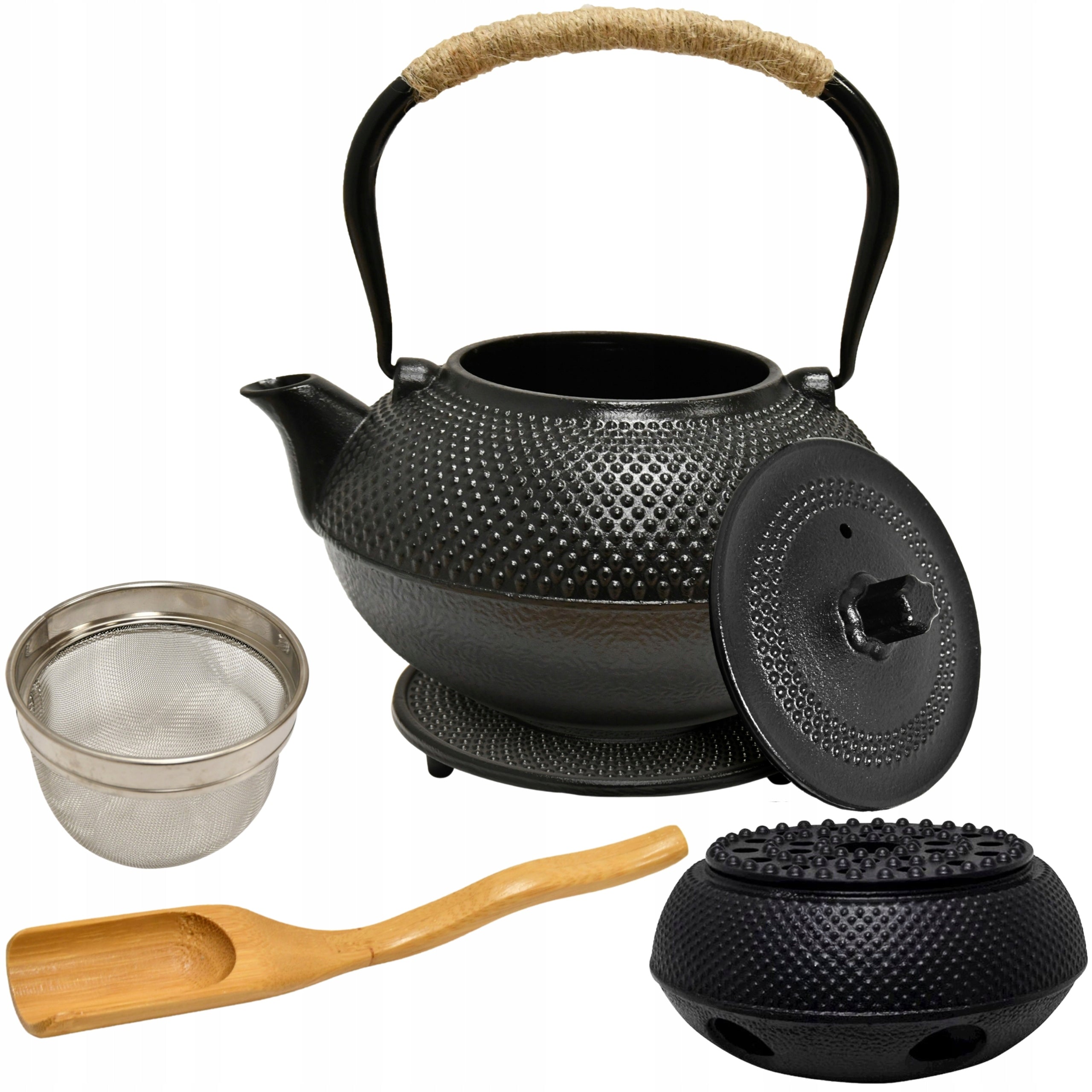 Tea Maker Jug with Heater teapot Cast Iron Kettle 1,5 L