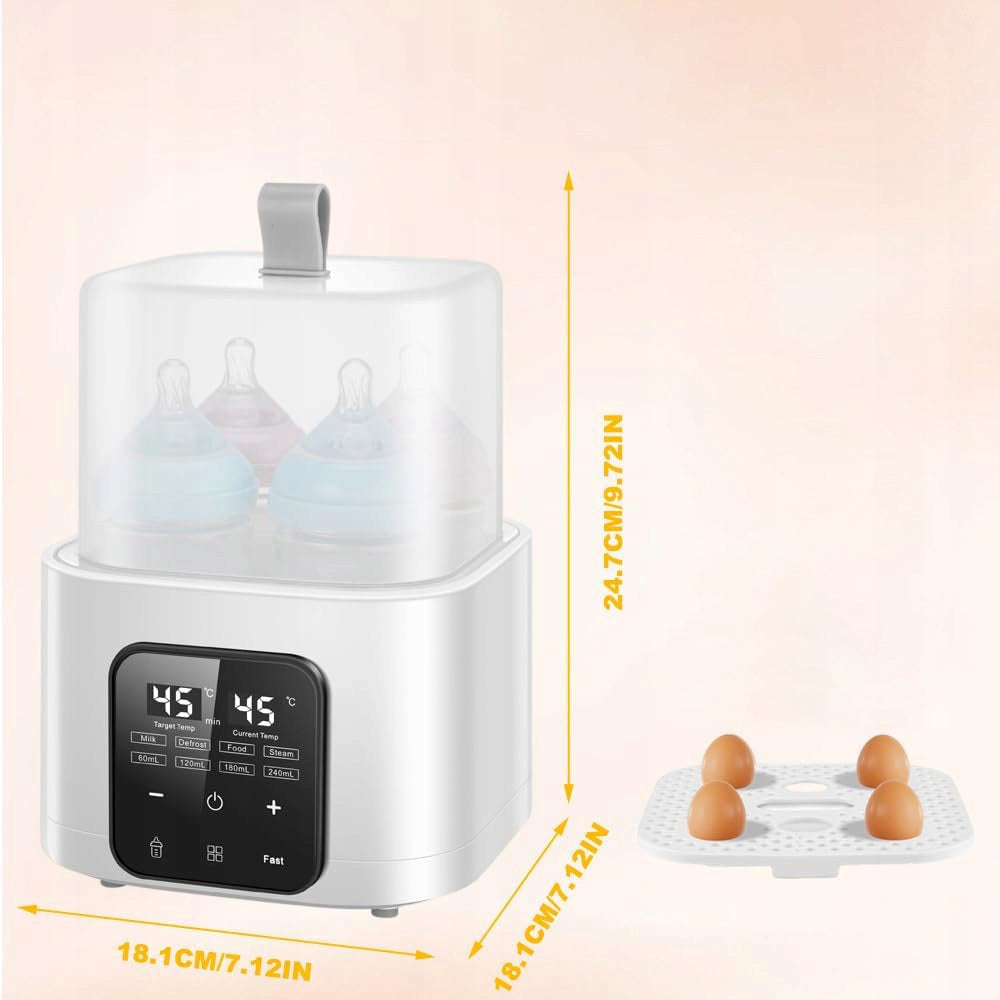 Teat Bottle Sterilizer Heater Portable 8in1 4 Bottles Remote Control Medical device no