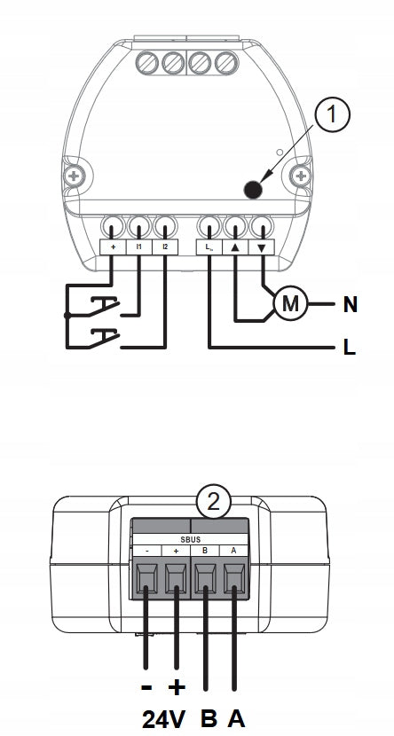 Tech SINUM PPZ-02m relay for controlling roller shutters wired kc962 Packaging status original