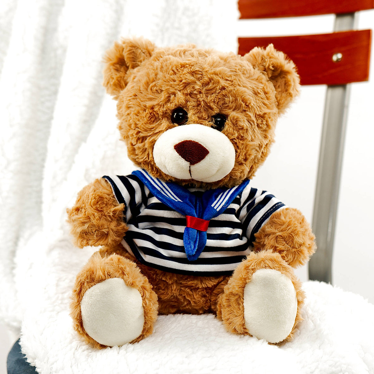 Teddy bear PLUSH TOY cuddly BIRTHDAY GIFT FOR BABY HER 24cm Brand no brand