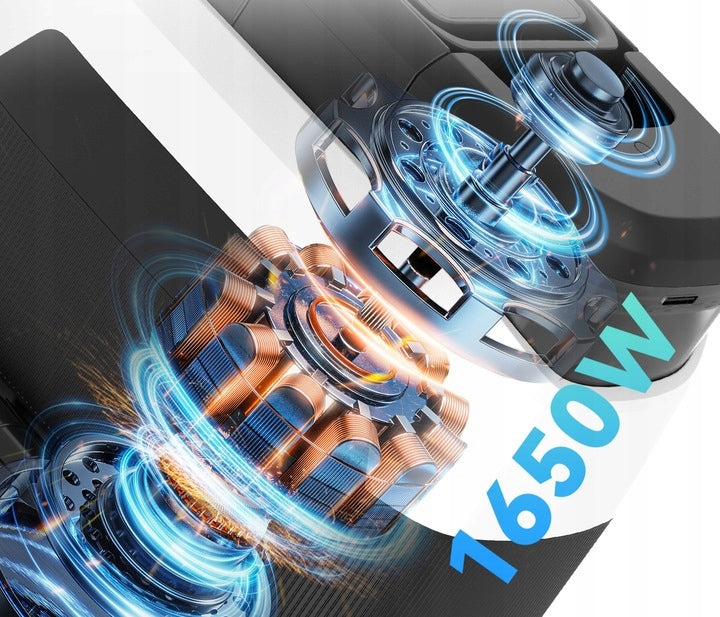 Teendow C6 MAX Steam Carpet Cleaner 3in1 1650W 12000Pa 2 Tanks Clean water tank capacity 1.25 l