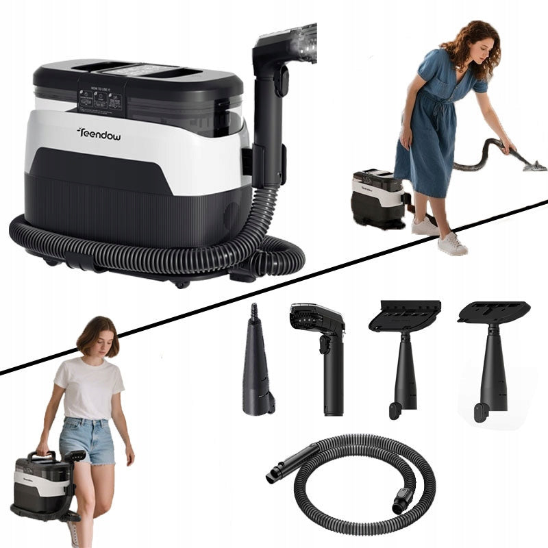 Teendow C6MAX 1650W 12000Pa 3 in 1 Steam Vacuum Cleaner 4m Cable 2 Tanks PL