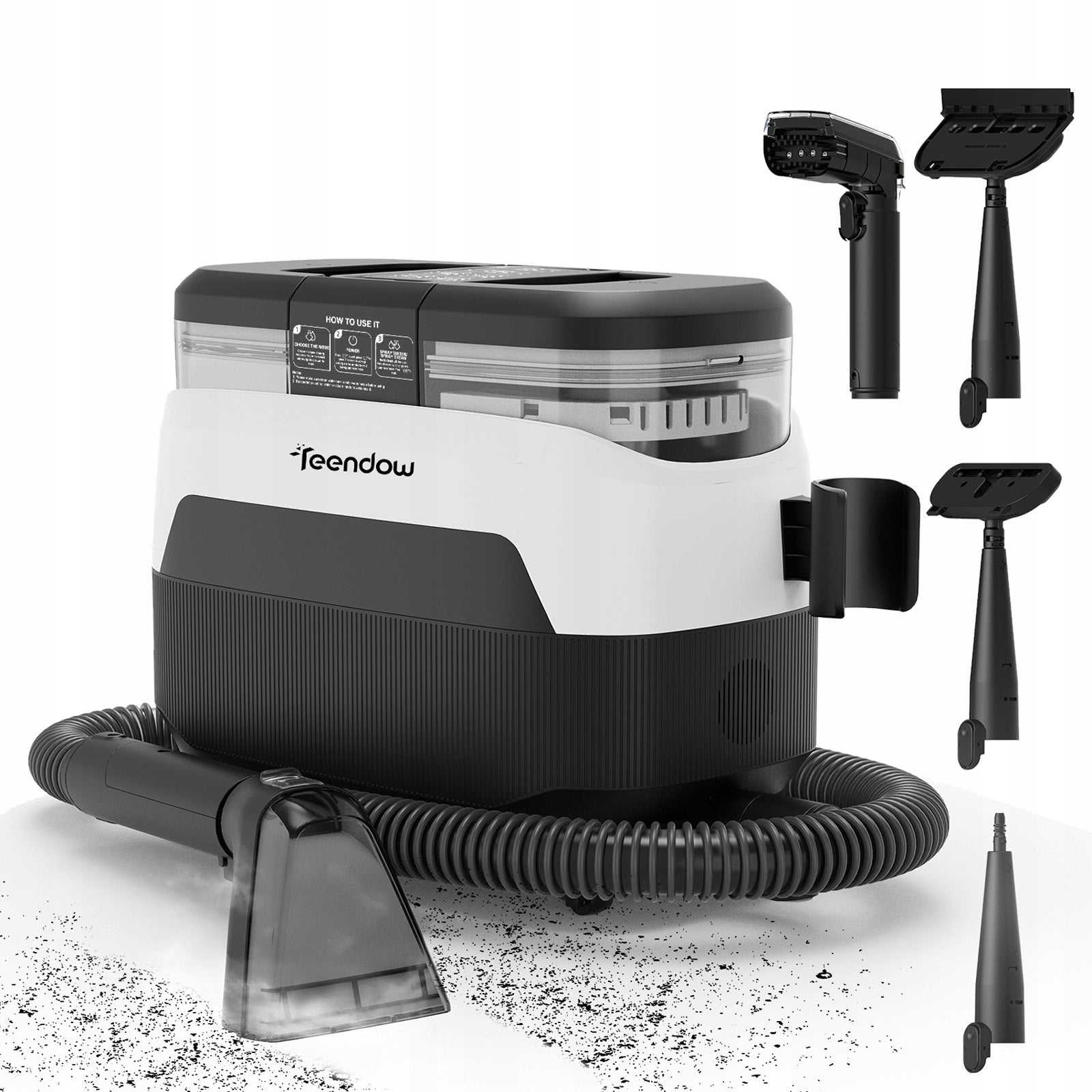 Teendow C6MAX 3 in 1 Steam Vacuum Cleaner for Floors and Sofas 1650 W 12000 Pa Packaging status original