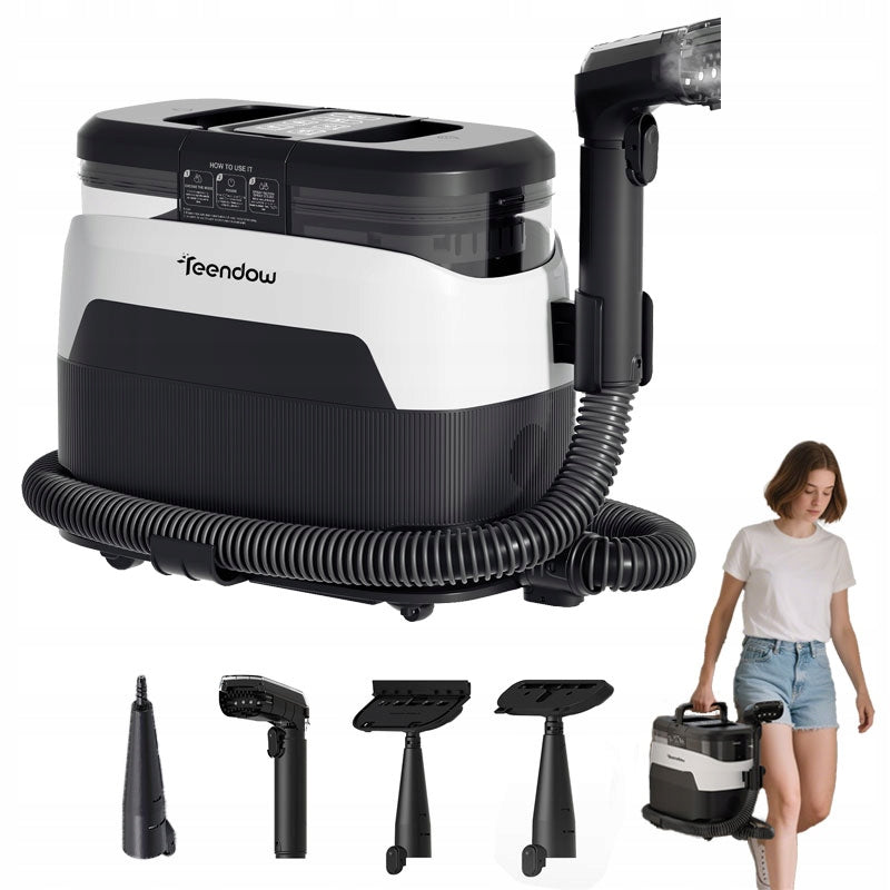 Teendow C6MAX 3 in 1 Steam Vacuum Cleaner for Floors and Sofas 1650 W 12000 Pa