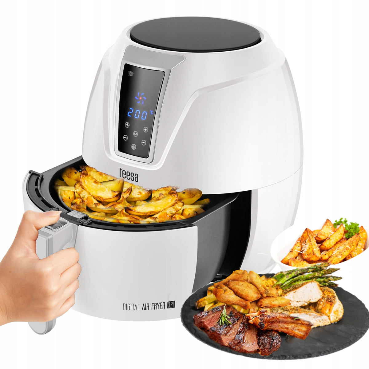 Teesa AIR FRYER air fryer 3.2L 1400W LCD display