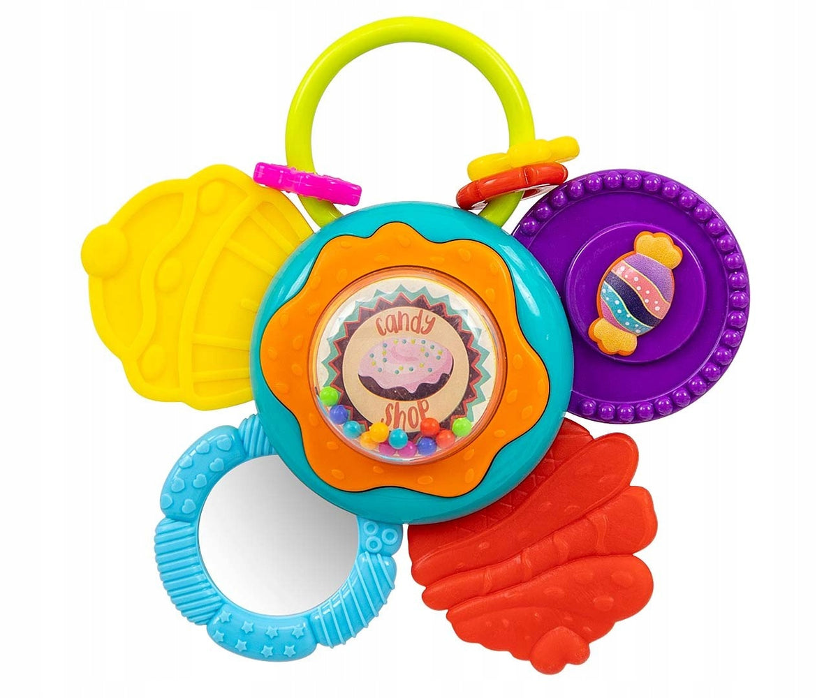 Teether with Ratchet FLOWER Sensory Hook 0+