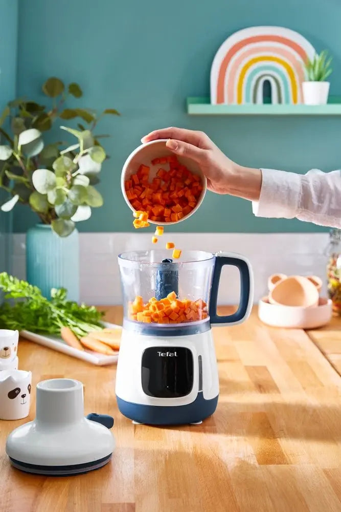 Tefal Blender Steamer 4in1 Cooks Mixes Defrosts Heating HB55W4 1000W Brand Tefal