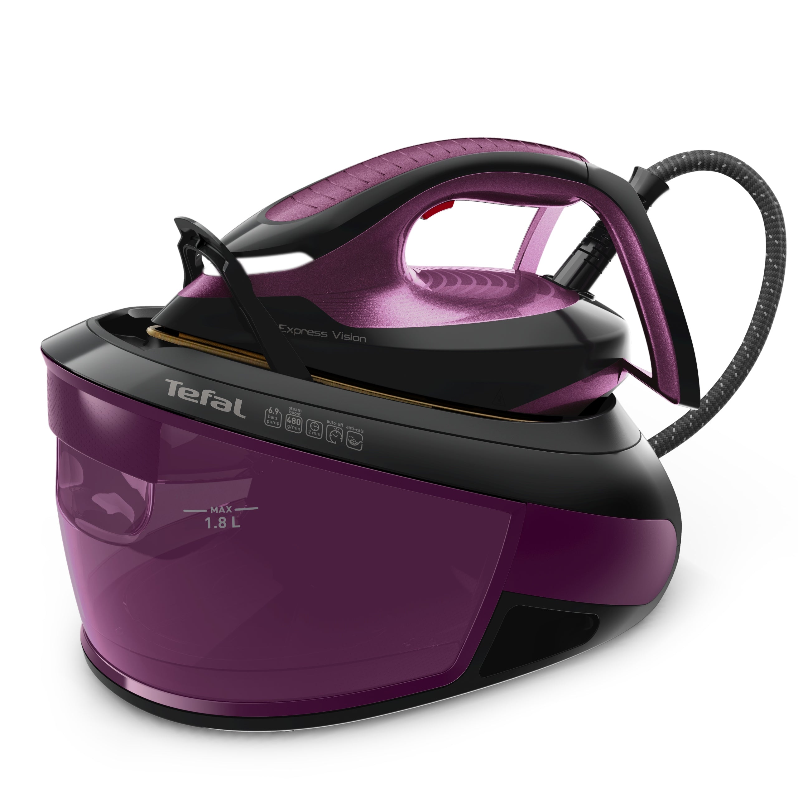 Tefal Express Vision SV8152E0 2800 W, ceramic soleplate, 1800 ml Packaging status original