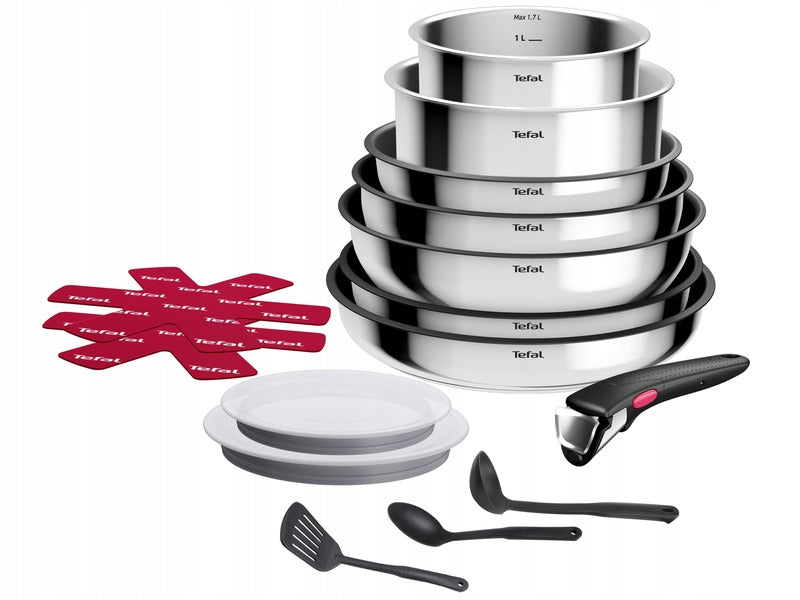 Tefal Ingenio Cook Eat Pan Set with Detachable Handle 15 Pieces