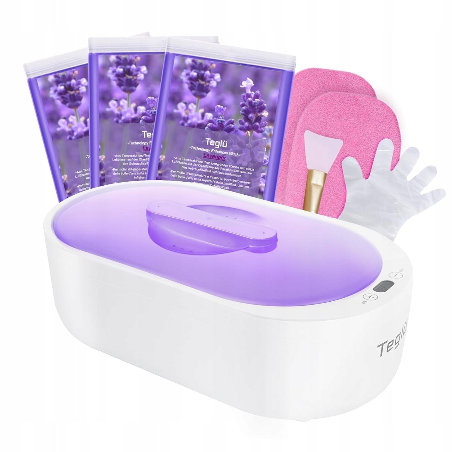 Teglu Paraffin Bath 2L Set for Paraffin Hands and Feet 150W 3x200g OUTLET